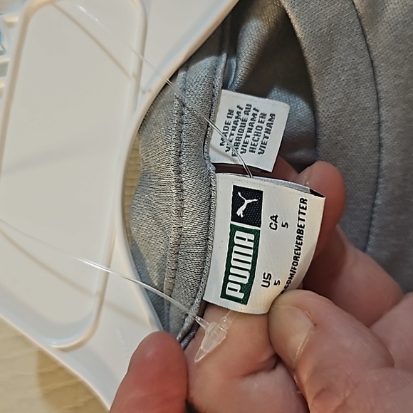 PUMA 2 PIECE OUTFIT: SHIRT/SHORTS: GRAY/BLUE: NEW WITH TAGS: SIZE 5 - Picture 3 of 6